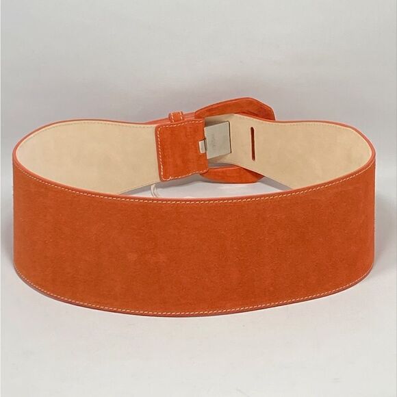 Agnona Covered Buckle Suede Corset Belt size 85/34” main image 9